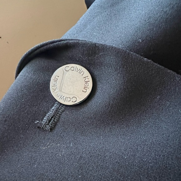 Calvin Klein Black Tailored Blazer with Notched Lapels NWOT - Picture 8 of 12